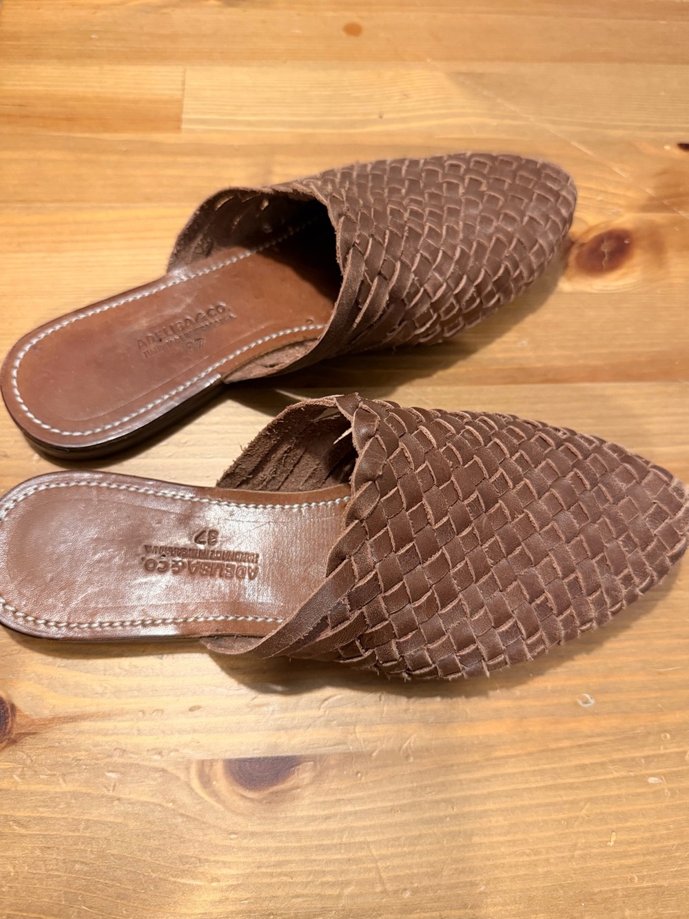 Adelisa & Co Woven Mules